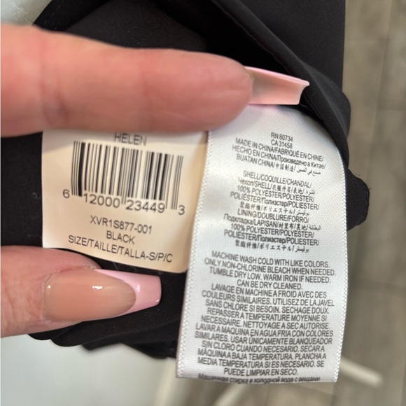 BCBGMaxAzria Helen Black Top - Picture 8 of 8